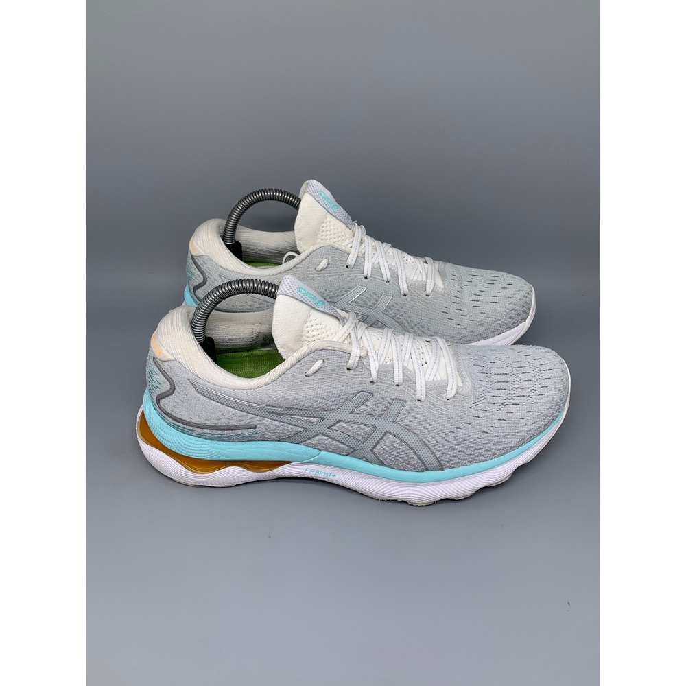 Asics Gel-Nimbus 24 Grey Running Shoes 1012B201 Women's Sz 10